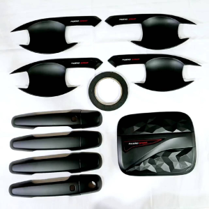 Paket Cover Handle Outer Pintu Tank Cover Hitam Mitsubishi Pajero Sport 2016 2025
