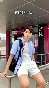 Áo sơ mi nam thời trang công sở tay ngắn chất vải oxford cao cấp ít nhăn form đẹp 1619