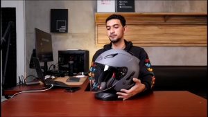 Helm KYT Galaxy Platt R Grey Doff Original Technical internasional