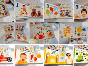 【Ready Stock】See Touch Feel: A First Sensory Book Board book colors/123/ABC