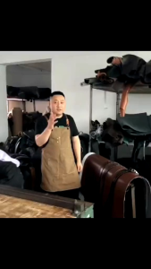 Sabuk Kulit Sapi Asli Korea 2 Lapisan Fashion Kancing Pin Klasik Original Import