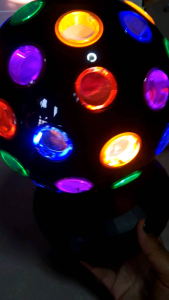 Disco Ball ขนาด 6 นิ้ว ไปปาร์ตี้ไฟดิสโก้แบบพกพาใช้ได้ 2 อย่าง