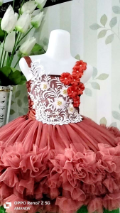 Dress Petite Terakota Bisa Request Warna + Free Bando