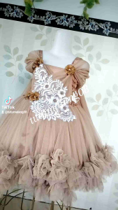dress petite anak coksu cantik bisa reques warna (selutut) + free bando