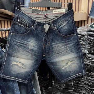 King Man 86 Celana Pendek Pria Jeans Sobek Terbaru