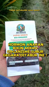 1 Pcs Bio organik Naturagen PROMO GARANSI ORI Pupuk Jagung Pupuk Padi Pupuk sawit pupuk cabai pupuk tebu pupuk kedelai pupuk bawang merah pupuk naturagen untuk padi pupuk pelebat buah pupuk semua tanaman pupuk organik pupuk serbuk pupuk cair pupuk ori