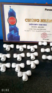 Cút Tê / Nối nhanh 2 đầu phi 10 -linh kiện máy lọc nước