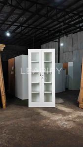 Modern Glass and Steel Display Cabinet - Waterproof Waterproof Container - Lazada