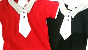 Baby Pesek Baju Setelan Anak Bayi Laki-Laki Dasi All Size STO-045 ( 2 - 12 bln )