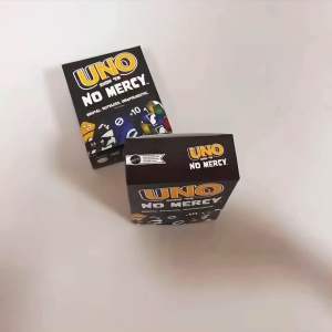 Bộ Bài UNO Không Thương Xót Show em No Mercy 168 lá giấy cứng có bo góc - đồ chơi trí tuệ