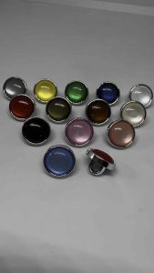 Barong Buttons with Silver Rim 12mm Round