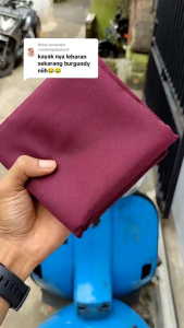 Hijab Segi empat Paris Premium Jahit Tepi Ukuran 110*110 cm