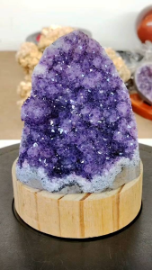 Natural High Grade Uruguay Amethyst Druse Ornament A02