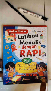 Buku Pintar Latihan Menulis Rapi Plus Menulis Tegak Bersambung. BJ