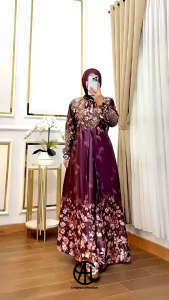DAMLA ID ALESHA DRESS MOTIF TERBARU KEKINIAN 2025 ELEGAN CHIC