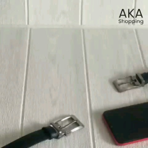 Ikat Pinggang Gesper Kecil | Anak | Wanita | Kulit Berkualitas | Hitam Polos | Lebar 2.3 cm