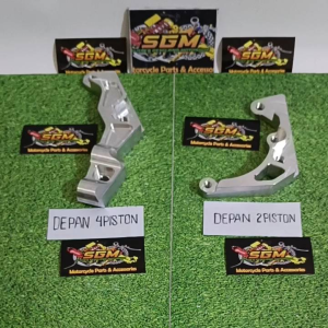 BREKET DEPAN KALIPER BRCMBO/ NIZZIN/ KTC/ 8.1 MONOBLOK 4PISTON 4P & 2PISTON 2P CNC DEPAN DISC STANDAR YAMAHA MATIC NMAX155 NEW/ NMAX155 OLD
