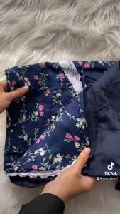 Mukena Dewasa Terbaru 2024 Rayon Motif Blupea Free Tas | Dailywear Travel Friendly