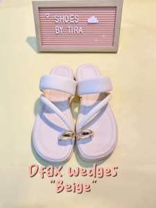SHOES BY TIRA Dfax wedges/sandal wanita import/sandal tali/sandal wanita hak tinggi/sandal sehari hari