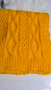 Selendang Rajut Cable Pria Wanita Kekinian Ukuran 135 x 12 cm