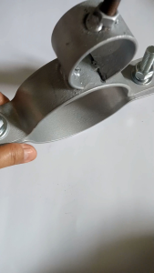 Klem Pju & Klem Lampu Jalan Tiang Listrik 4\\\" Tebal Plat 4mm Murah & Berkualitas