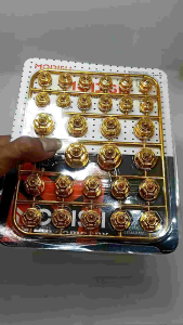 COVER TUTUP BAUT VARIASI MODEL MAHKOTA ISI 30PCS UKURAN 6/14 (Redy Boss Ku)