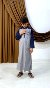AL GHOZALI - Jubah Anak Laki Laki Usia 9-15 Tahun / Gamis Remaja Premium Toyobo Import Terbaru