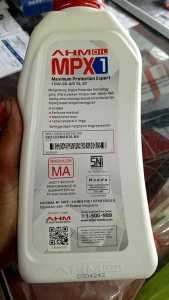 AHM MPX1 OIL 10W-30 API SL4T 800ML