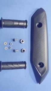 Paket Set Cover Knalpot & Handgrip Standar Honda Beat 2015