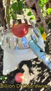 Metal Fruit Picker Orchard Fabric Convenient Gardening High Tree Picking Tools
