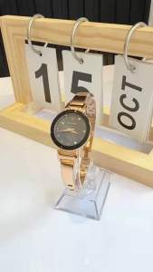 Đồng Hồ Nữ Bulova 97P163 Quartz Size 26 Gold Valió La Pena