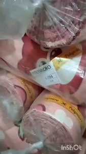 Bahan kain polymicro motif Bunga harga per 50cm LEBAR 240cm bisa buat seprai bantal guling selimut