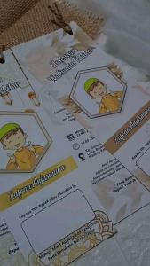 50 Pcs Undangan Khitan / Sunatan 2 Ply A