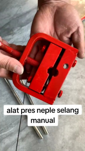 Alat Pres Klem Neple Selang Kompresor Manual Mendukung Selang Ukuran 13 mm & 145 mm