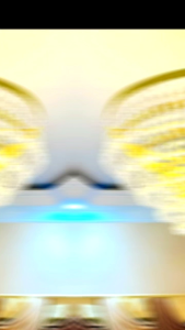 lampu gantung kristala akrilik dekorasi lampu hias ruangan tamu diameter lebar 60 x 80 tinggi sudah ada lampunya 6 biji siap pakai