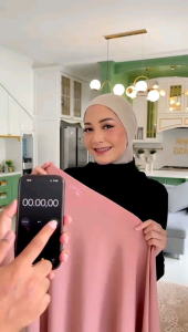 QUAIL HIJAB - Afiya Casual Daily Hijab Bahan Jersey Motif Polos Jilbab Instan