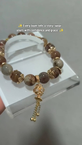 LITTLE D Thousand Layer Phantom Natural Crystal Bracelet
