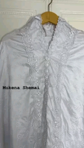 MUKENA STELAN BERLENGAN BAHAN SUTRA BORDIR