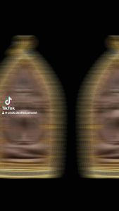 High-end version of Khun Paen amulet (with original temple box) first batch. Extremely beautiful condition clear facial features. Encased in Italian gold waterproof casing