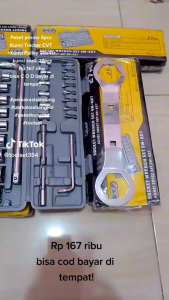Paket promo 3pcs Kunci Tracker CVT +Kunci Pulley 39x41+ kunci sock 27pcs