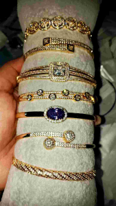 กำไลข้อมือเพชรCz