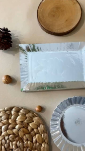 Piring Kue Mas Ekonomis / Kertas Kue Cake Tart Ulang Tahun Paper Plate Mas