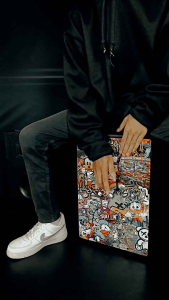 kajon duduk drum box premium motif akustik