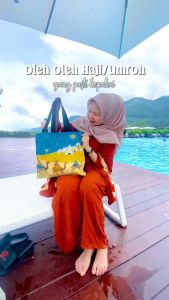 Tas Tote Bag Souvenir Oleh-Oleh Haji & Umroh/Tote Bag Printing Premium/Tas Printing/Tolu