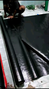 Terpal import korea A12 black warna hitam ukuran 4x7meter original UNTUK TENDA TRUCK DAN PANGGUNG