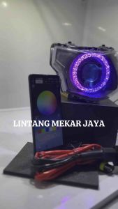 Lampu BILED BEAT DELUXE 2020-2023 GEN 1 biled matrix x1 RING BULAT ukuran 4 inc