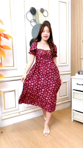 KUMIKO WEAR Dress Monica Albasia - daster remaja dewasa - daster modis - daster bali motif premium