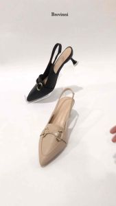 Brevinni Ariel Slingback Heels || Sepatu Heels Tali Belakang Wanita