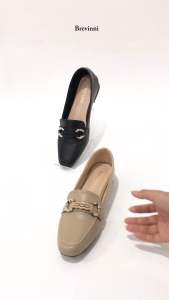 Brevinni Charlie Moccasin Heels || Sepatu Pantofel Heels Wanita