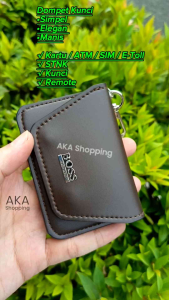 [HC B04] Elegan Dompet STNK Kunci Remote Kartu SIM EToll Gantungan Kunci Mobil Motor